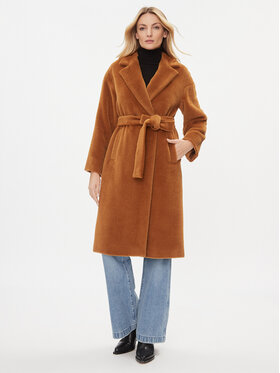 Marella Marella Wollmantel Oleina 2330161436200 Braun Regular Fit