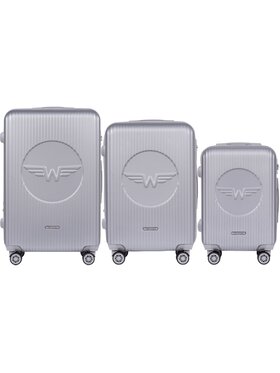 WINGS WINGS Komplet walizek Swallow 3.0 Srebrny