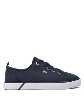 Tommy Hilfiger Tommy Hilfiger Sneakers aus Stoff Vulc Canvas Sneaker FW0FW08063 Dunkelblau