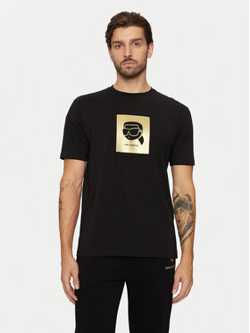 KARL LAGERFELD KARL LAGERFELD Tricou 755460 551235 Negru Regular Fit