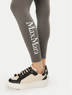 Max Mara Leisure Leggings Fuoco 2426336048 Smeđa Slim Fit