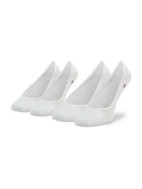 Tommy Hilfiger Tommy Hilfiger 2 pár női bokazokni 343025001 r. 35/38 Fehér