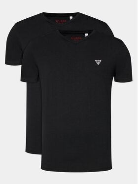 Guess Guess Комплект 2 тишъртки Caleb U97G03 KCD31 Черен Regular Fit