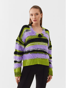 Pinko Pinko Sweter Alalunga 101791 A15K Kolorowy Regular Fit