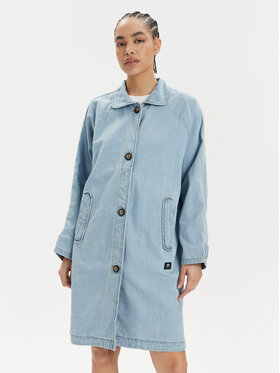Vans Vans Kurtka jeansowa Skate Mac Denim Coat VN000G90 Szary Regular Fit