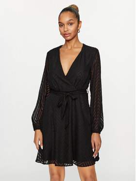 Vila Vila Kleid für den Alltag 14093021 Schwarz Regular Fit