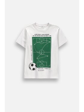 Coccodrillo Coccodrillo T-Shirt ZC6143208VBB-001 Biały Regular Fit