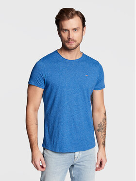 Tommy Jeans Tommy Jeans T-shirt Jaspe DM0DM09586 Bleu Slim Fit