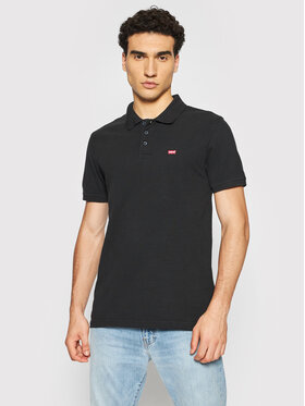 Levi's® Levi's® Тениска с яка и копчета Standard Housemarked 35883-0007 Черен Regular Fit
