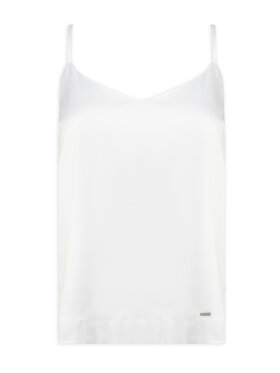 Simple Simple Marškinėliai 62TSLED102 Balta Regular Fit