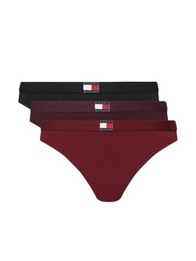 Tommy Hilfiger Tommy Hilfiger Komplekti kuulub 3 paari stringe UW0UW06139 Värviline