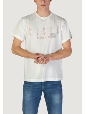 REPLAY REPLAY T-Shirt M3067.000.2660 Biały Shirt Fit