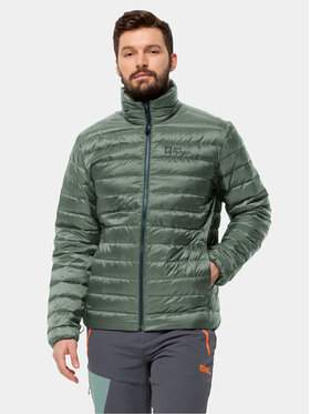 Jack Wolfskin Jack Wolfskin Пуховик Pilvi Down Jkt 1207701 Зелений Regular Fit