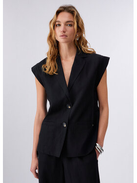 Liu Jo Liu Jo Kamizelka WA6369T481822222 Czarny Loose Fit