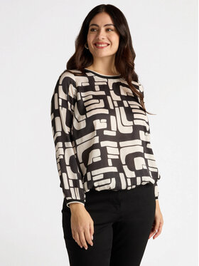 Fiorella Rubino Fiorella Rubino T-shirt G193L008498N0Z3 Nero A-Line Fit