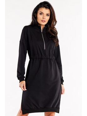 Infinite You Infinite You Vestito di maglia M322 Nero Basic Fit