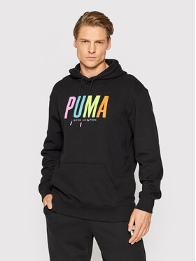 Puma Puma Bluză SWxP Graphic 533621 Negru Regular Fit