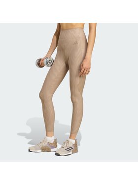 adidas adidas Legginsy 154909 Brązowy Fitted Fit