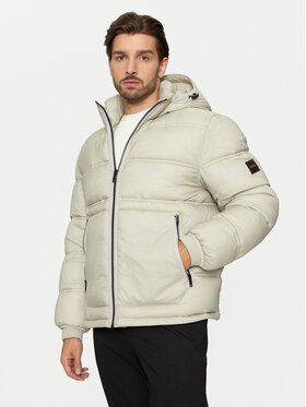 BOSS Boss Пухено яке Okobra1 50535994 Бежов Relaxed Fit