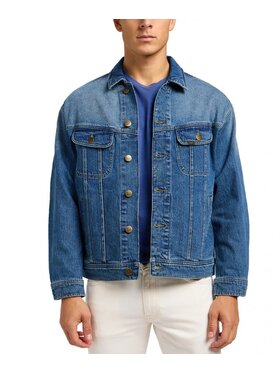 Lee Lee Kurtka jeansowa KURTKA JEANSOWA RELAXED Niebieski Relaxed Fit