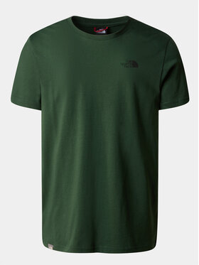 The North Face The North Face T-krekls M S/S Simple Dome Tee - EuNF0A2TX5I0P1 Zaļš Regular Fit