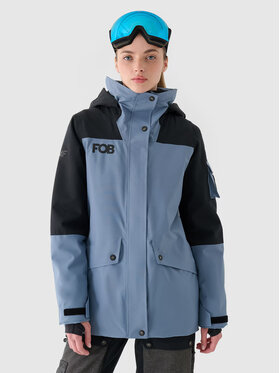 4F 4F Snowboardová bunda 4FWAW24TTJAF586-32S Tmavomodrá Regular Fit