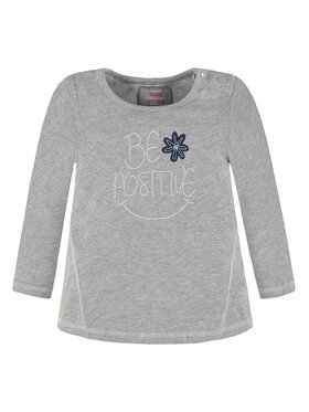 Kanz Kanz Bluzka 1833041-8100 Szary Basic Fit