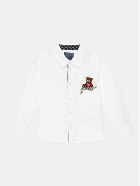 Guess Guess Marškiniai N4BH08 W9CL0 Balta Regular Fit