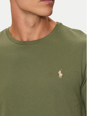 Polo Ralph Lauren T-shirt 710671438389 Zelena Custom Slim Fit