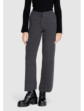 ONLY ONLY Pantaloni da donna ONLTESS MW PANT KNT Grigio Regular Fit