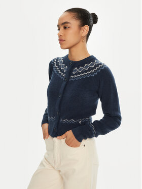 Guess Guess Kardigan W4PR0Y Z3LQ0 Tmavomodrá Regular Fit