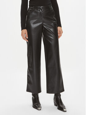 JDY JDY Hose aus Kunstleder 15303223 Schwarz Regular Fit