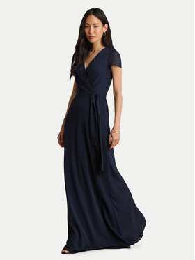 LAUREN RALPH LAUREN LAUREN RALPH LAUREN Večerna obleka 253P14048002 Mornarsko modra Regular Fit