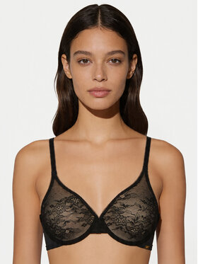 Gossard Gossard Melltartó alsó huzallal Lace Sheer 13001 Fekete