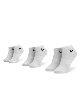 Nike Nike Σετ 3 ζευγάρια κοντές κάλτσες unisex SX7677 100 Λευκό