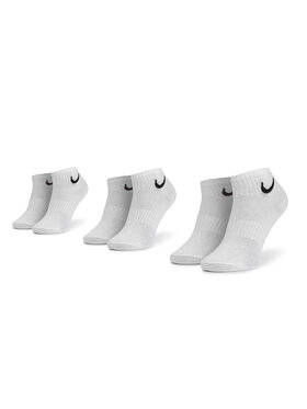 Nike Nike Set de 3 perechi de șosete joase unisex SX7677 100 Alb