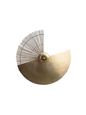 MIAhome MIAhome Kinkiet metalowy Sconce Złoty