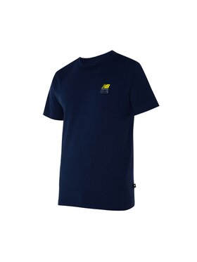 New Balance New Balance T-Shirt Logo Graphics MT41586NNY Granatowy Regular Fit