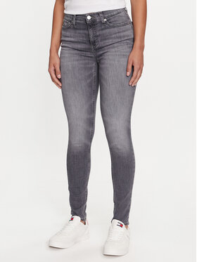 Tommy Jeans Tommy Jeans Traperice Nora DW0DW19253 Siva Skinny Fit