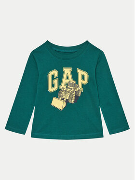 Gap Gap Blúzka 609705-02 Zelená Regular Fit