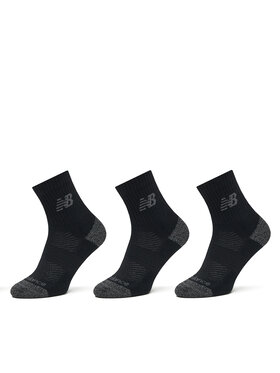 New Balance New Balance 3 unisex augsto zeķu pāru komplekts Active Cushion Quarter Socks LAS35204BK Melns