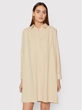 Samsøe Samsøe Samsøe Samsøe Hemdkleid Gilian F21400177 Beige Relaxed Fit