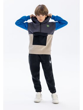 MINOTI MINOTI Spodnie dresowe 19fleece86 Czarny Regular Fit
