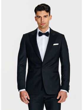 Pako Lorente Pako Lorente Marynarka P26SP-3S-003 Czarny Slim Fit