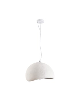 MIAhome MIAhome Lampa wisząca Japandi 40 cm Biały