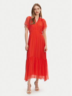 Haveone Haveone Vestito estivo AFF-N006 Arancione Loose Fit