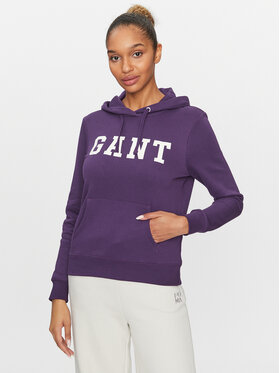 Gant Gant Sweatshirt Reg Graphic Hoodie 4200742 Violet Regular Fit