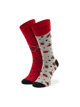 Todo Socks Todo Socks Дълги чорапи unisex Ladybung Червен