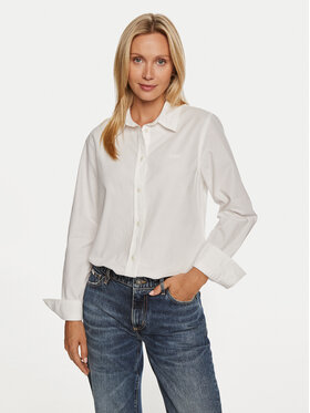 Guess Jeans Guess Jeans Πουκάμισο W4YH68 WGCF1 Λευκό Regular Fit