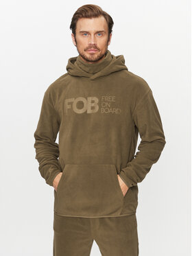4F 4F Sweatshirt 4FAW23TFLEM136 Braun Regular Fit